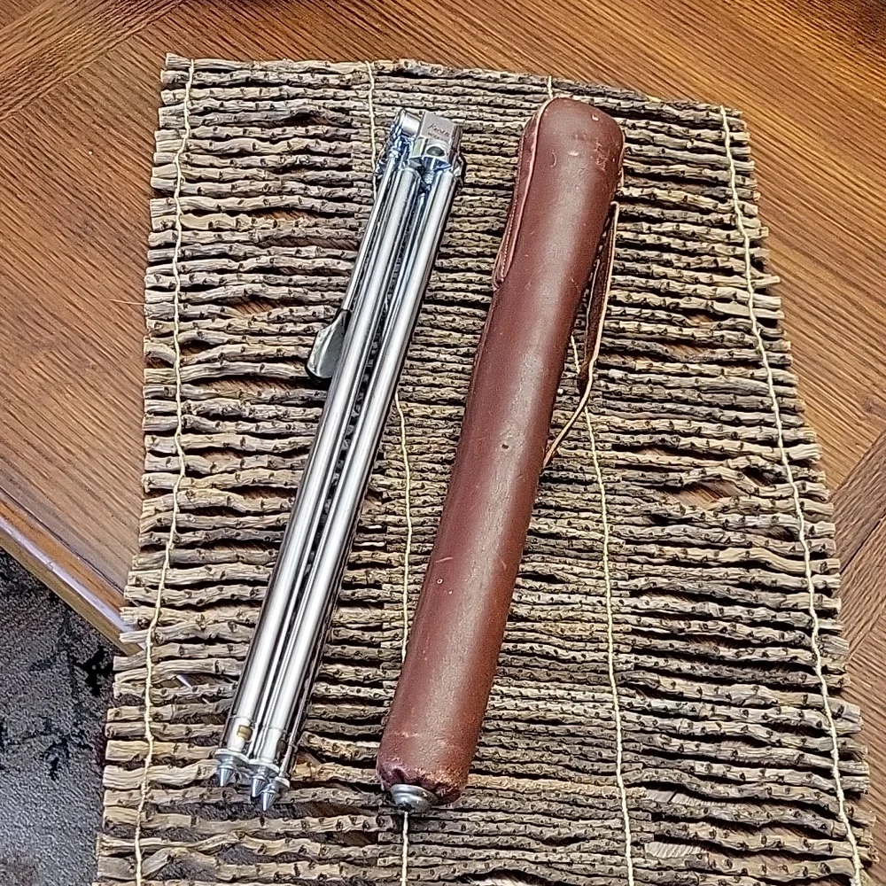 Vintage Kenks Model II Tripod w/leather case